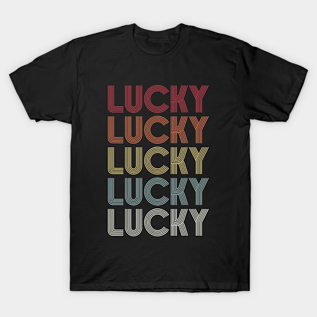 St Patrick Lucky Retro T-Shirt by silentboy